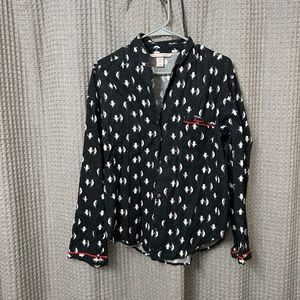 Victoria Secret Penguin Pajama Top